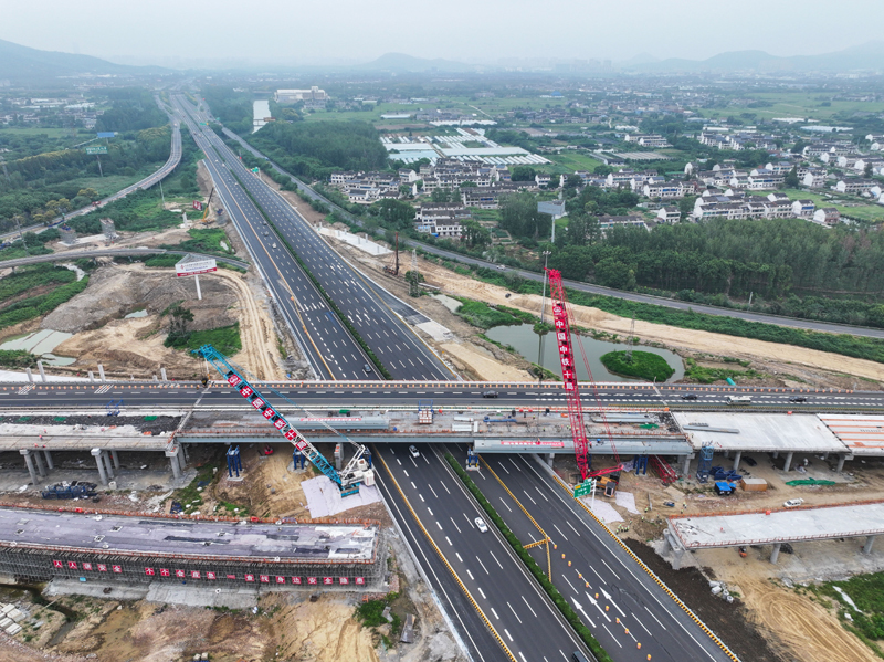 沪武高速公路扩建工程江阴段迎来关键节点